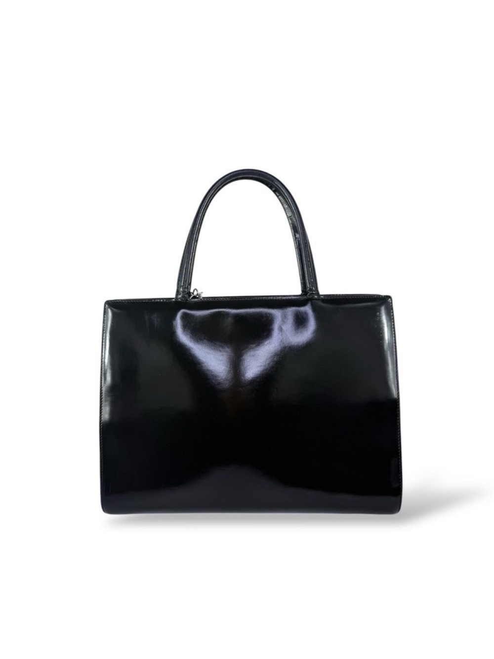 Christian DIOR Black Leather Lady D Tote - Picture 4 of 14